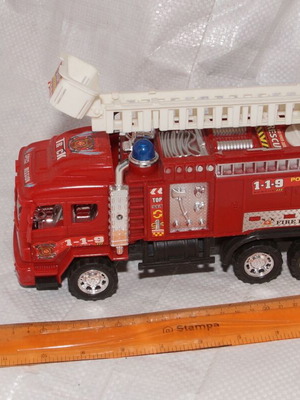 Fire truck used with dynamo movement, 25 cm length