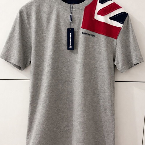 Lambretta Grey T-Shirt new, size M with red and navy detail