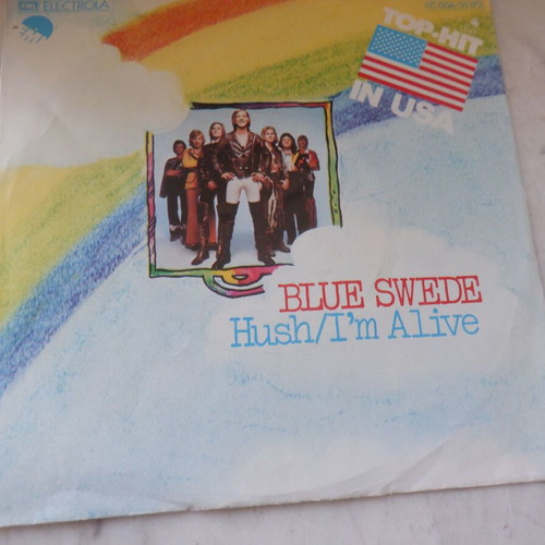 Blue Suede Hush/I'm Alive rare 45rpm vinyl used, German pressing