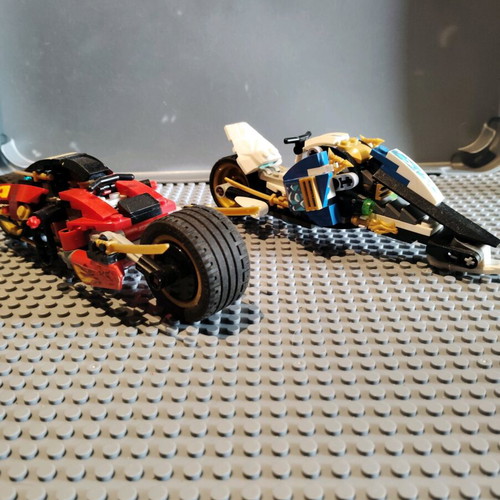 Lego Ninjago bikes like new