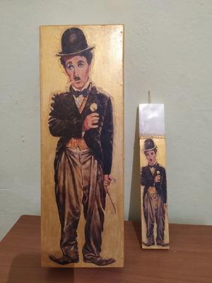 Handmade candle and matching candle box new