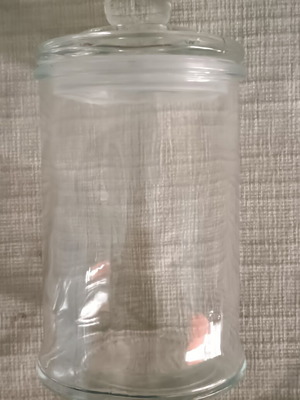 Airtight jar new, for coffee sweets cookies transparent