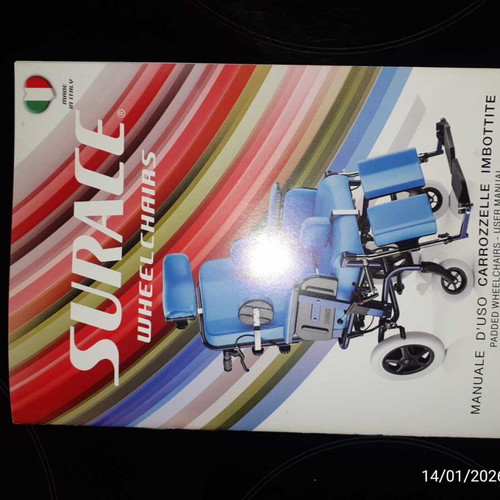 Αναπηρική πολυθρόνα Allegra 1 της SURACE Italy καινούργια