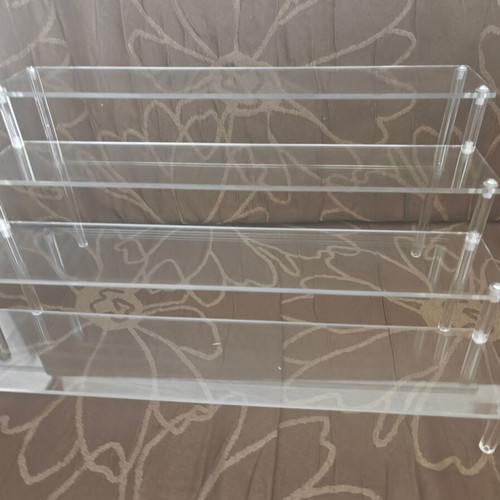 Acrylic 4-Tier Display Stand like new, ideal for Funko Pop figures