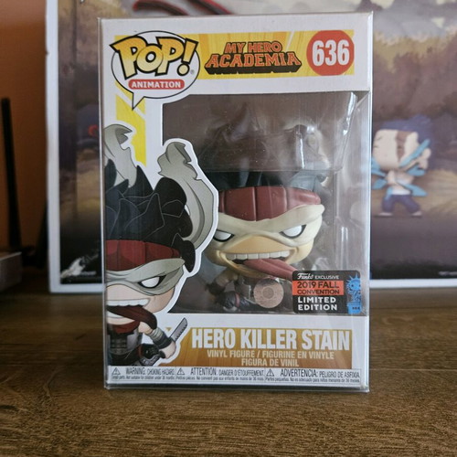Funko Pop My Hero Academia Hero Killer Stain 636 new with protector