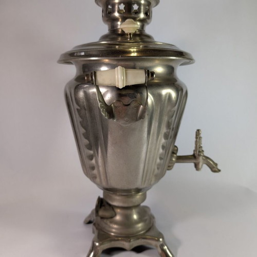 Electric samovar used, height 37cm