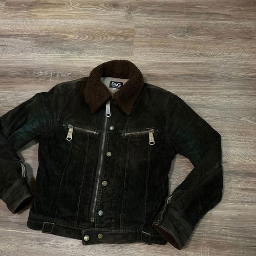 Vintage 90's Dolce & Gabbana Ribbed Corduroy Jacket used, size L