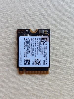 Samsung PM991a 512GB M.2 NVMe SSD (2230)