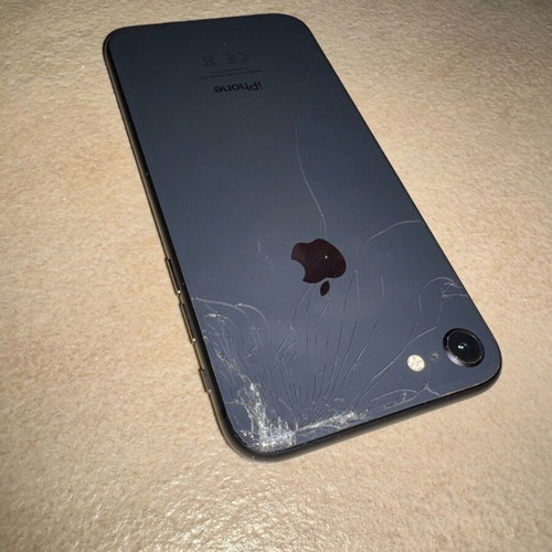 IPhone 8 64GB Black like new with minor back crack