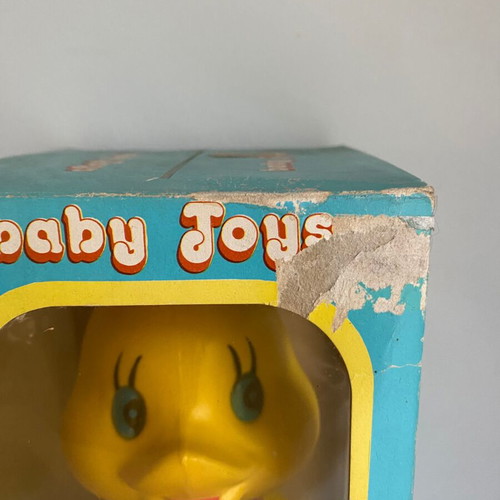 Vintage Baby Joys duck play toy for babies like new