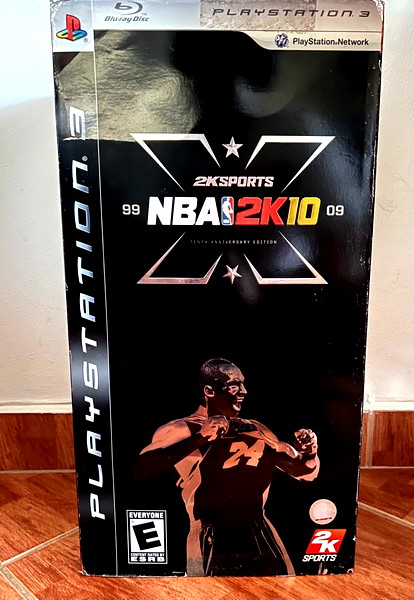 NBA 2K10 10th Anniversary, Kobe Bryant Collector Edition Locker New PS3