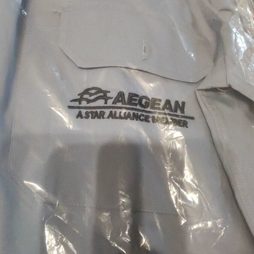 Aegean aircraft mechanic shirts XL short sleeve used, pack of 5