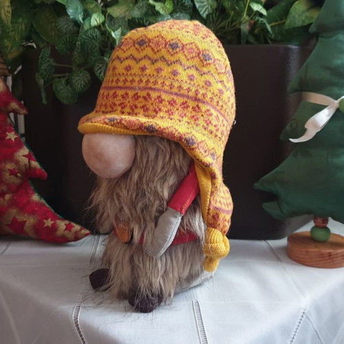Decorative gnome handmade new, height 28cm