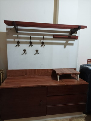 Vintage entrance furniture used with drawers and cabinet