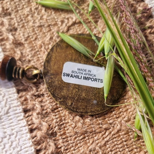 African Handmade Keychain Made of Brass New