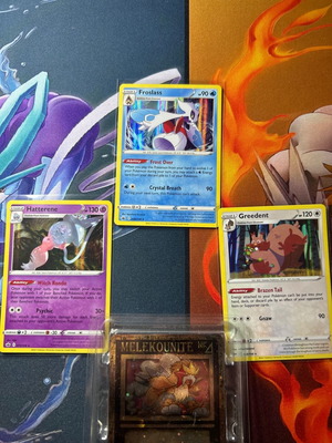 Pokemon cards holographic πακέτο 3 τεμαχίων μαζί