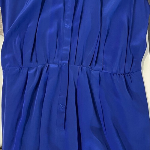 Cacharel silk dress like new, blue, size S
