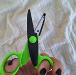 Paper scissors zigzag used