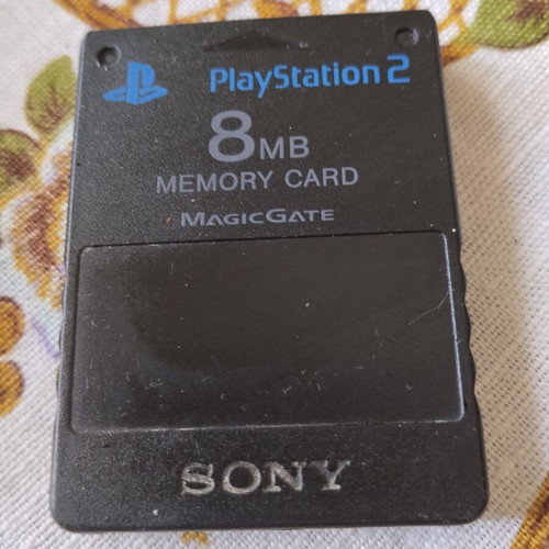 Sony PlayStation 2 8MB Memory Card used, MagicGate SCPH-10020
