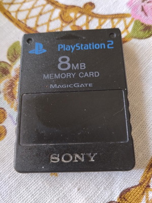 Sony PlayStation 2 8MB Memory Card used, MagicGate SCPH-10020
