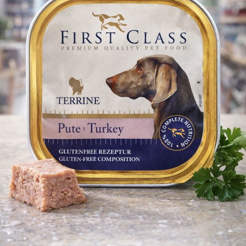Complete Dog Food Paté Meat with Turkey 300g new