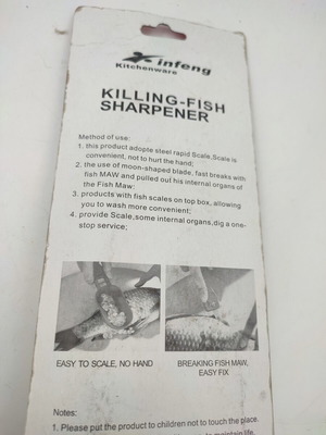 Fish scaler kitchen tool new in packaging