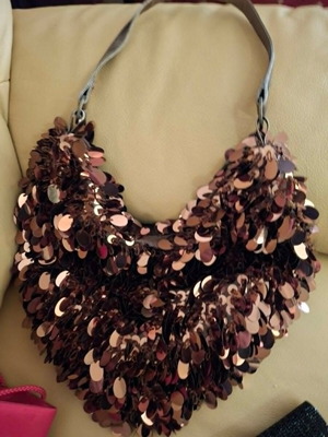 Collection of 3 evening bags with sequins
