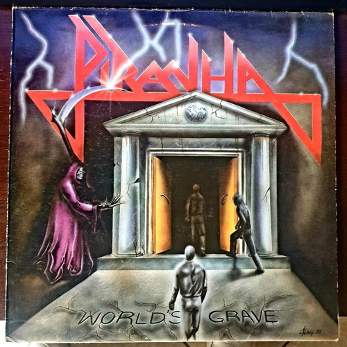 Piranha World’s Grave 12” red vinyl 1992 Molon Labe Records