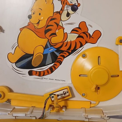 Vintage Winnie the Pooh and Tigger Too children's record player