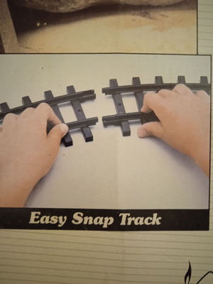 Train tracks like new 18 large pieces by New Bright