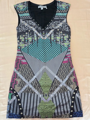 Attrattivo Satin Dress like new, multicolor, size S