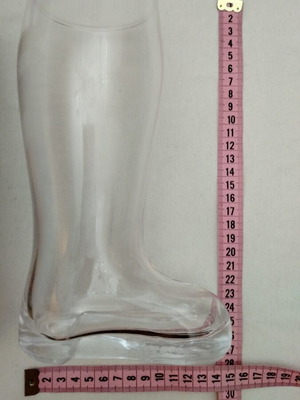 Beer boot glass