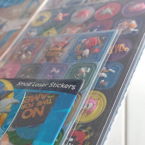 Sonic the hedgehog stickers new, pack of 500 pieces