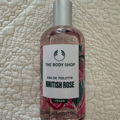 The Body Shop British Rose Eau De Toilette 100ml like new, vegan