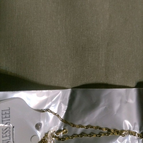 Silver chain with yellow jewelry new