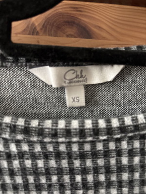 Dress size XS like new, black and white by C&A
