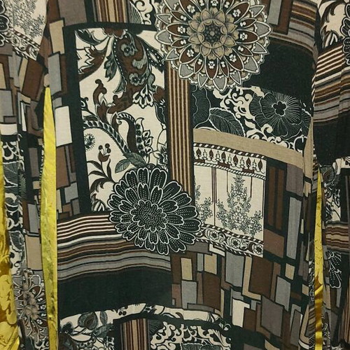 Everyday dress used, size M, Italian origin with black transparency detail