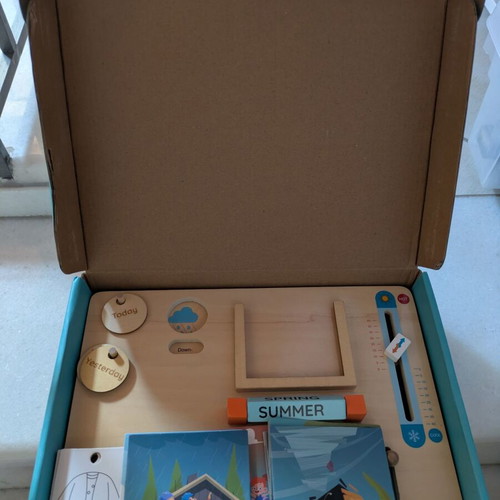 Montessori Wooden Weather Station new