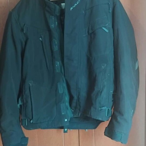 Macna Graphite XL Motorcycle Jacket like new, 3-season touring