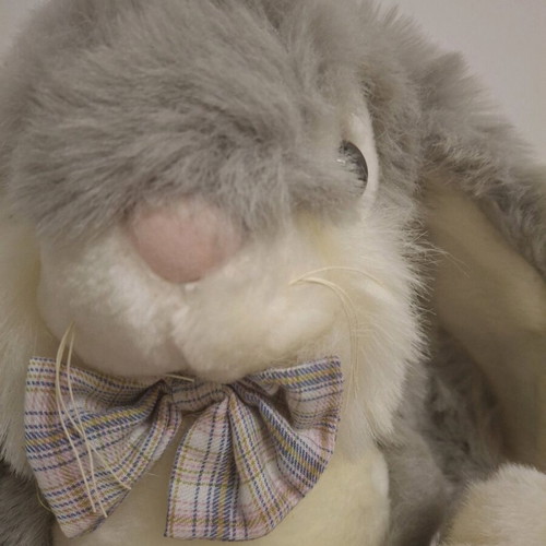 Large Bunny Rabbit Vintage Plush Toy by KEEL New