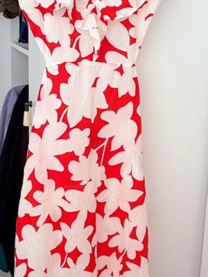 Summer dress Vero Moda small, new, white and red