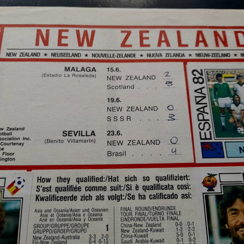 Panini Espana 1982 Mundial sticker album used, not reprint