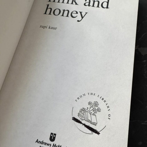 Book Milk and Honey by Rupi Kaur used