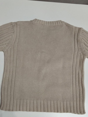 La Redoute beige knitted sweater 6 years 100% cotton