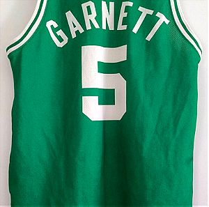 Champion Kevin Garnett nba small green white basket basketball