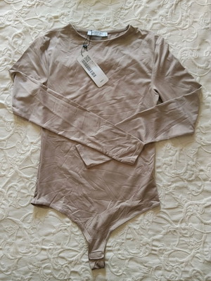 Celestino elastic bodysuit new, beige, size M