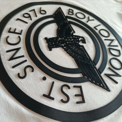 Boy London T-shirt L with premium 3D silicone logo