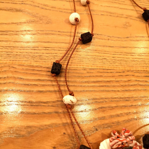 Handmade necklace new with shell and stones