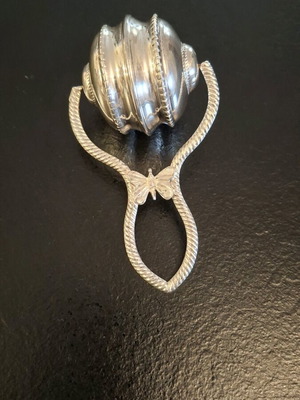 Silver rattle 925 like new, handmade 30 grams