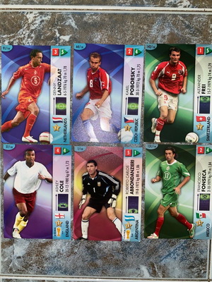Κάρτες ποδοσφαίρου FIFA World Cup Germany 2006 καινούργιες, 6 τεμάχια